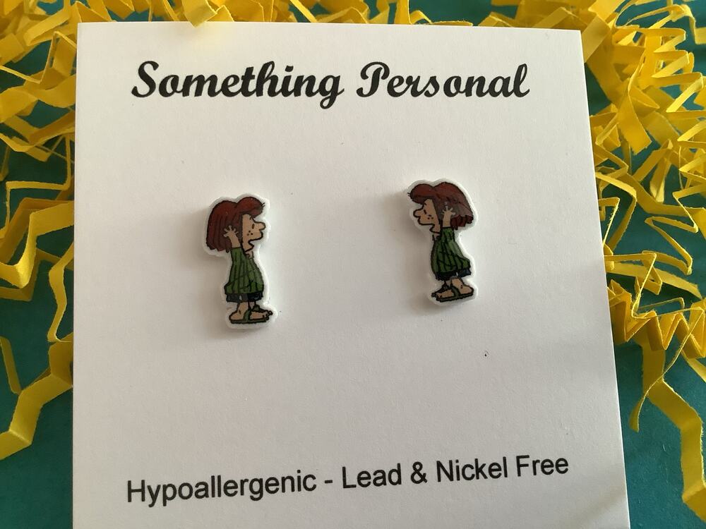 Peppermint Patty - Hypoallergenic Post Earrings - Charlie Brown & The Gang